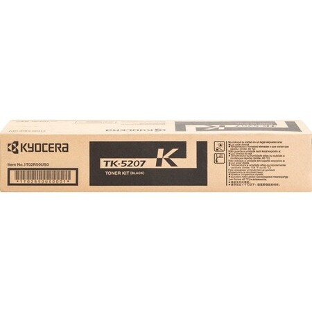 Kyocera Toner Cartridge, f/ 356ci, 18,000 Page Yield, BK KYOTK5207K